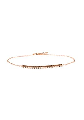 JOAILLERIE CRESUS Barrette griffes Or Rose et diamants