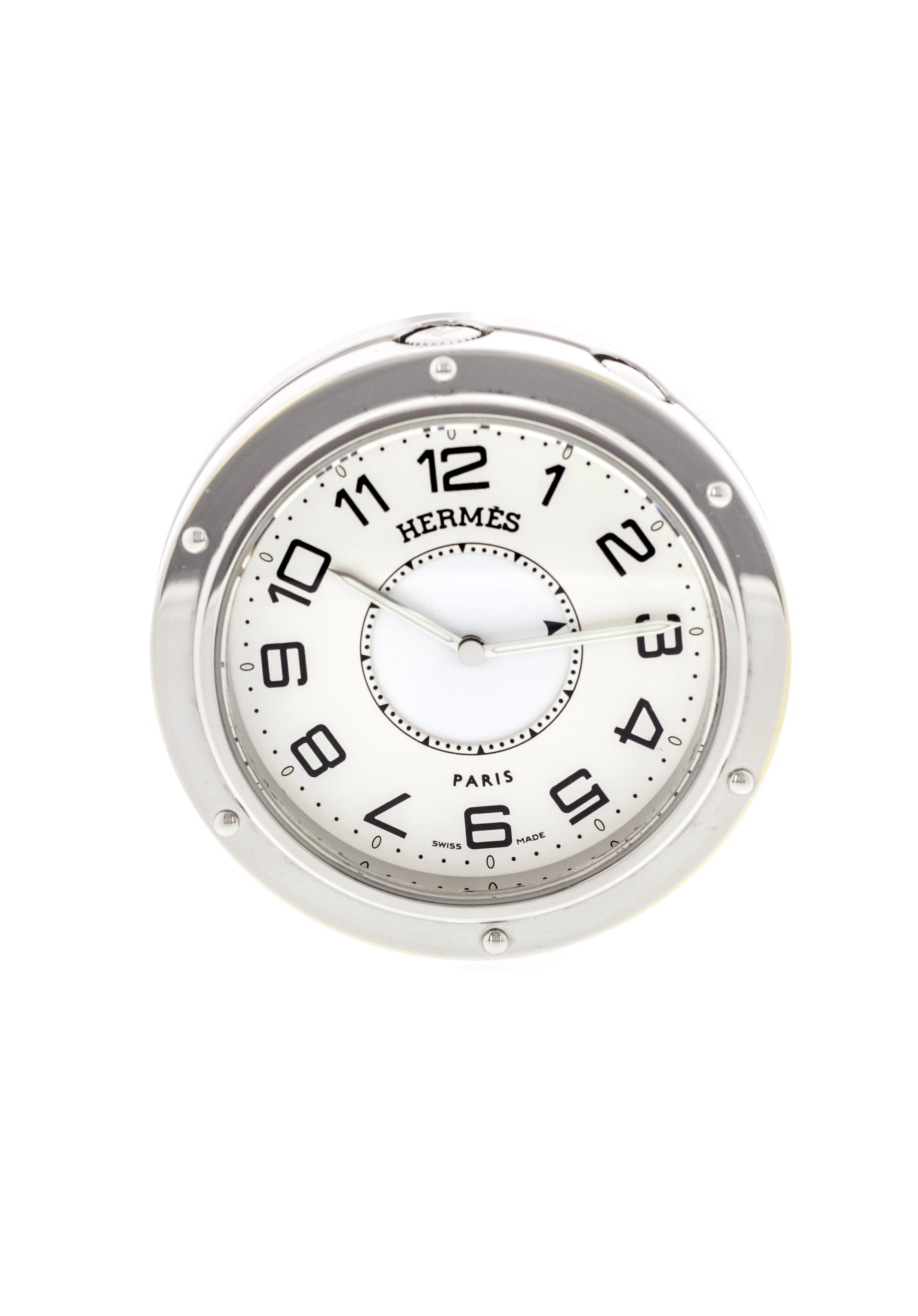 Cadran De Montre Argenté Mat - Diamètre 13.10 Mm - Pour Horlogerie, Réparation - METAL DECOR