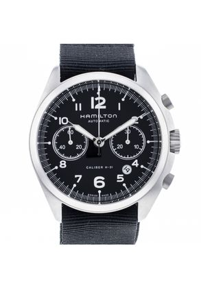 HAMILTON Khaki Aviation Pilot Pioneer Auto Chrono