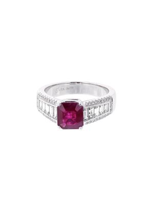 JOAILLERIE CRESUS Bague Composition Rubis et Diamants