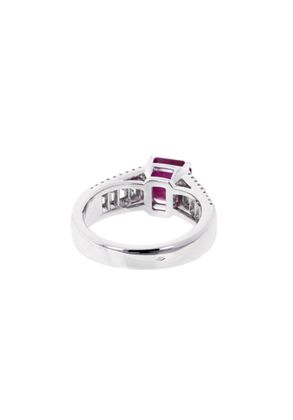 JOAILLERIE CRESUS Bague Composition Rubis et Diamants