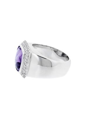 JOAILLERIE CRESUS Bague Composition Améthyste et Diamants