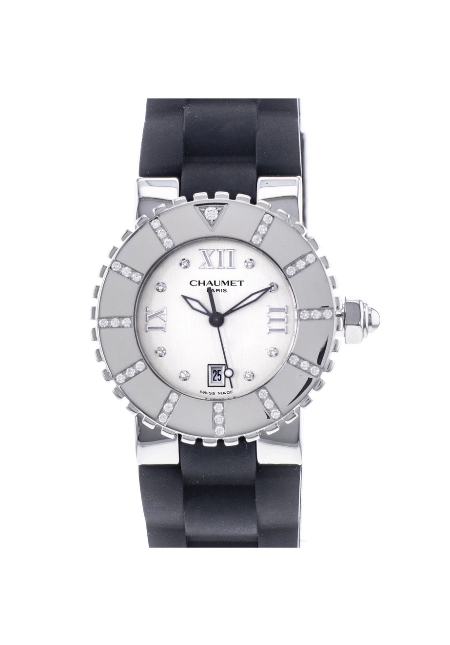 Bracelet Caoutchouc Montre Chaumet Femme Acier Bracelet Caoutchouc