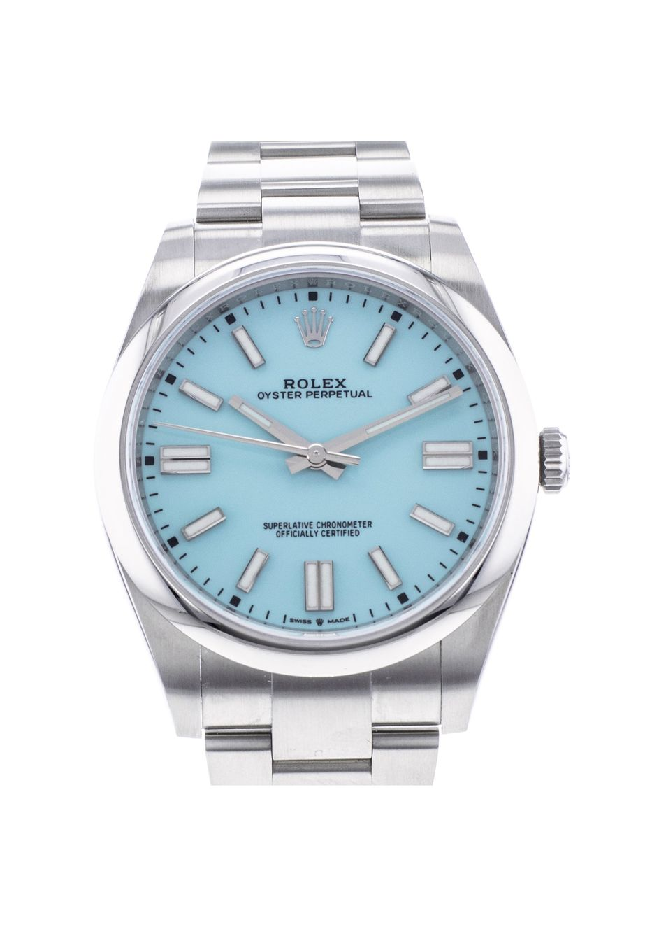 ROLEX Oyster Perpetual Tiffany Blue