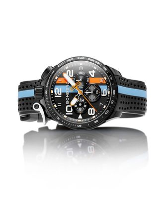 BOMBERG Bolt-68 Racing Light Blue Stripe