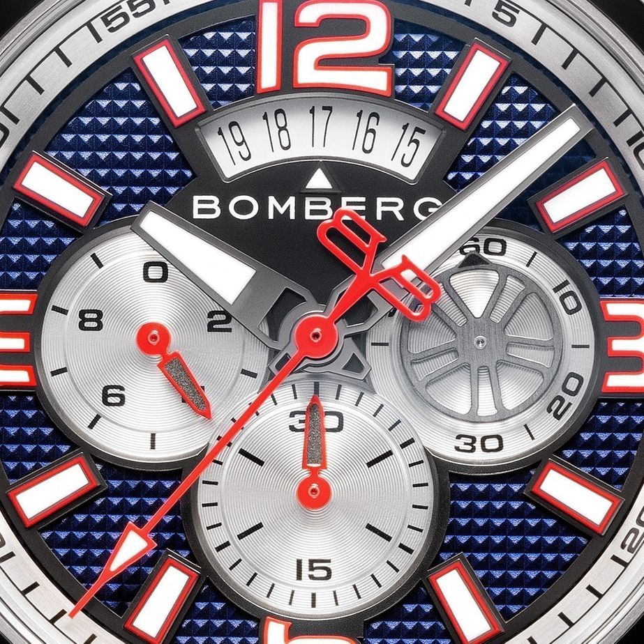 BOMBERG Bolt-68 Heritage Blue and Red