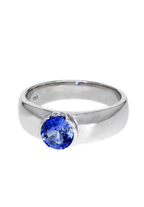 JOAILLERIE CRESUS Solitaire Saphir Serti clos