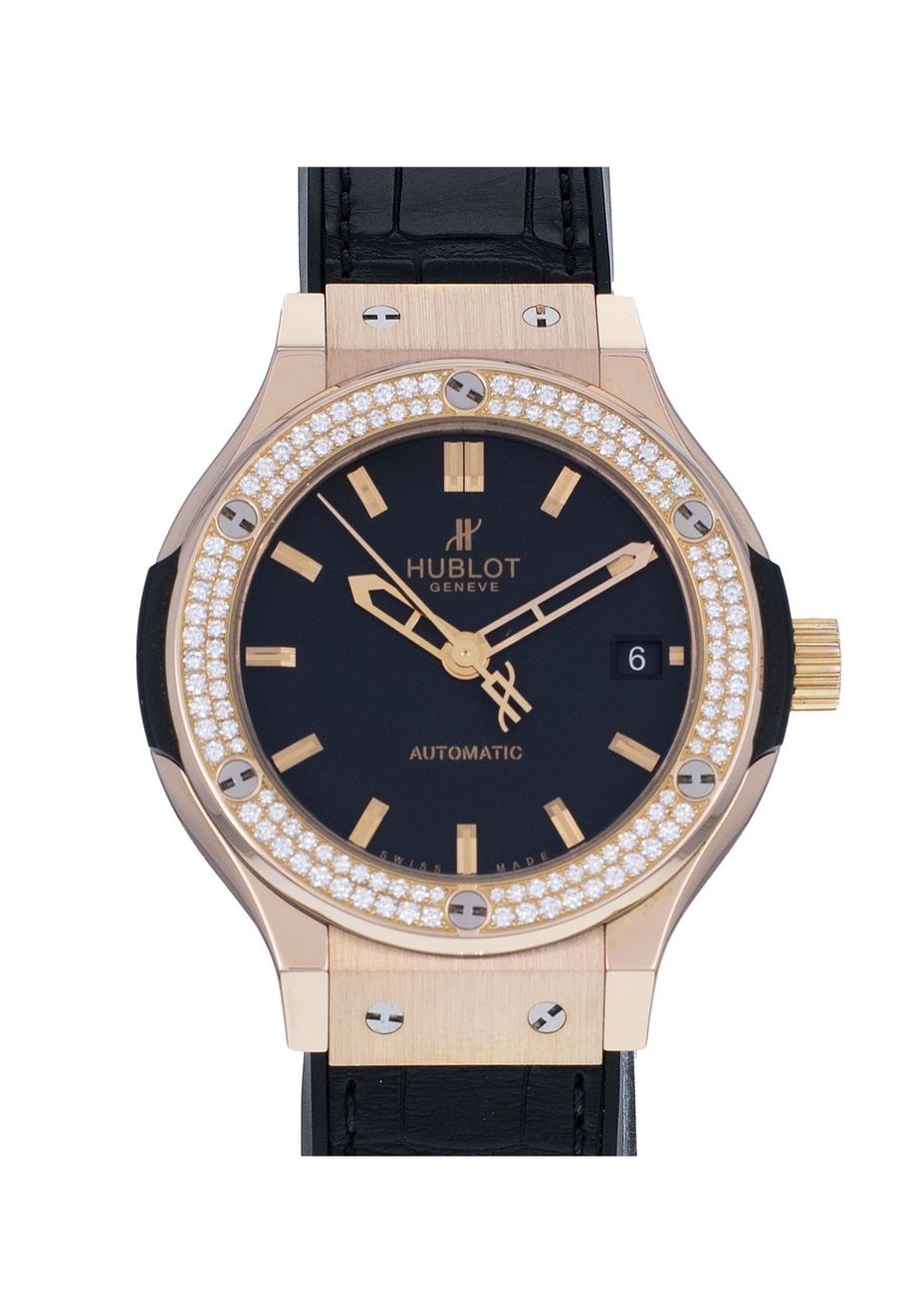 HUBLOT Classic Fusion King gold diamonds