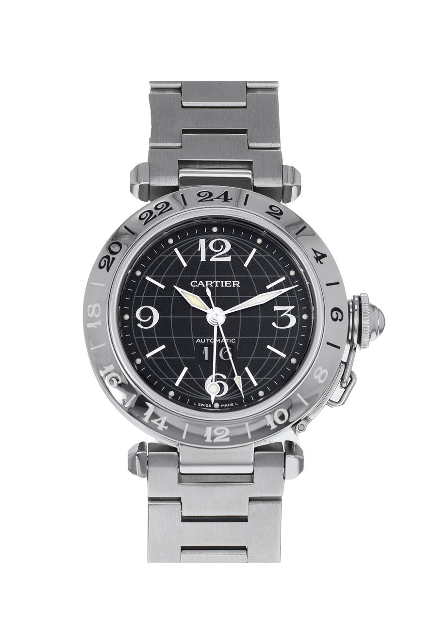 CARTIER Pasha Grande Date GMT