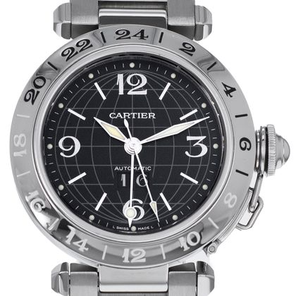 CARTIER Pasha Grande Date GMT