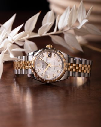 ROLEX DateJust Diamants Mother of Pearl