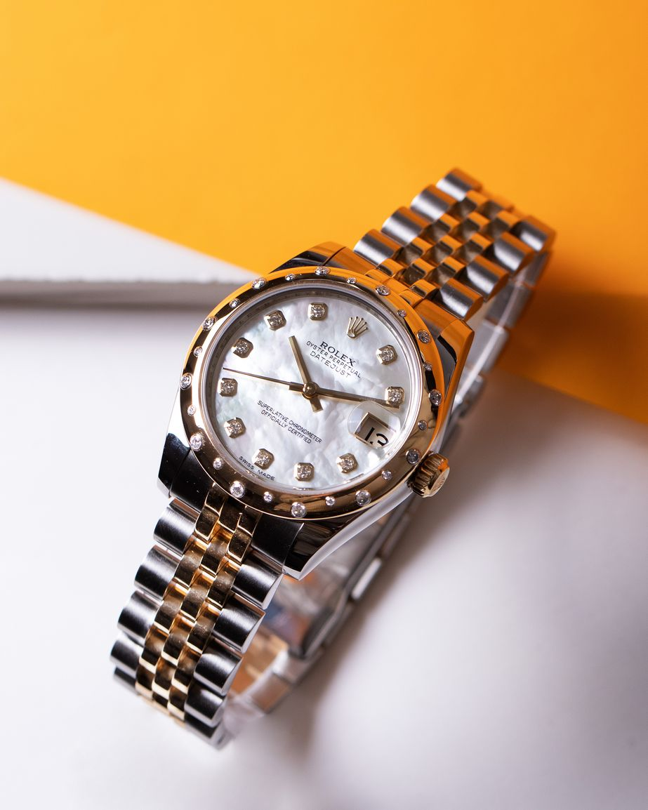 ROLEX DateJust Diamants Mother of Pearl