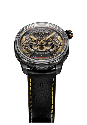 BOMBERG BB-01 Automatic Pistoleros Gold