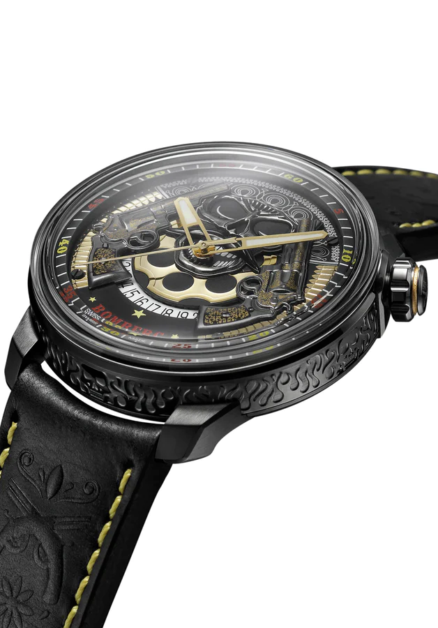 BOMBERG BB-01 Automatic Pistoleros Gold