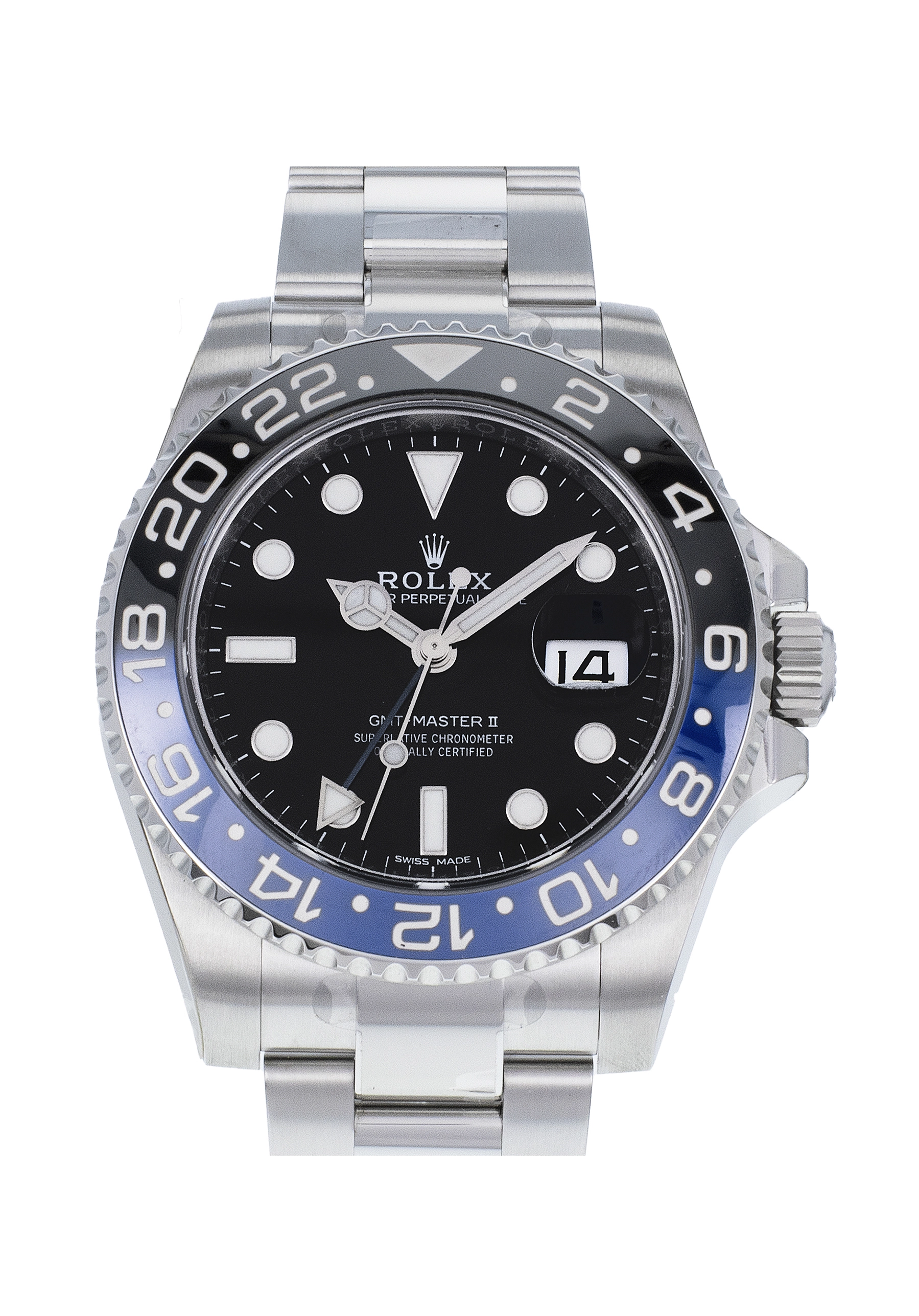 ROLEX GMT-Master 116710BLNR Occasion Montre II Acier Cresus