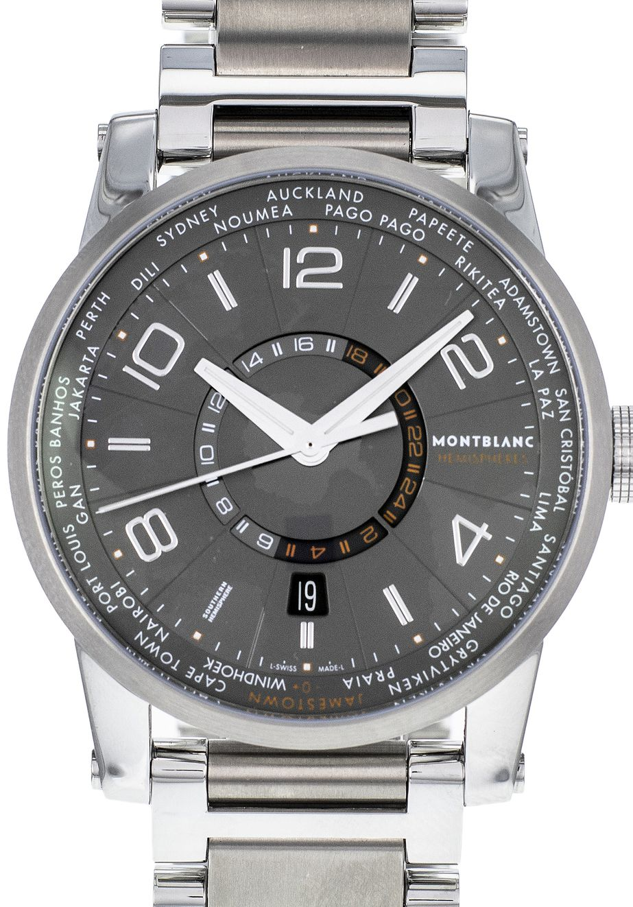 MONTBLANC Timewalker World-Time Hemispheres Worldtime