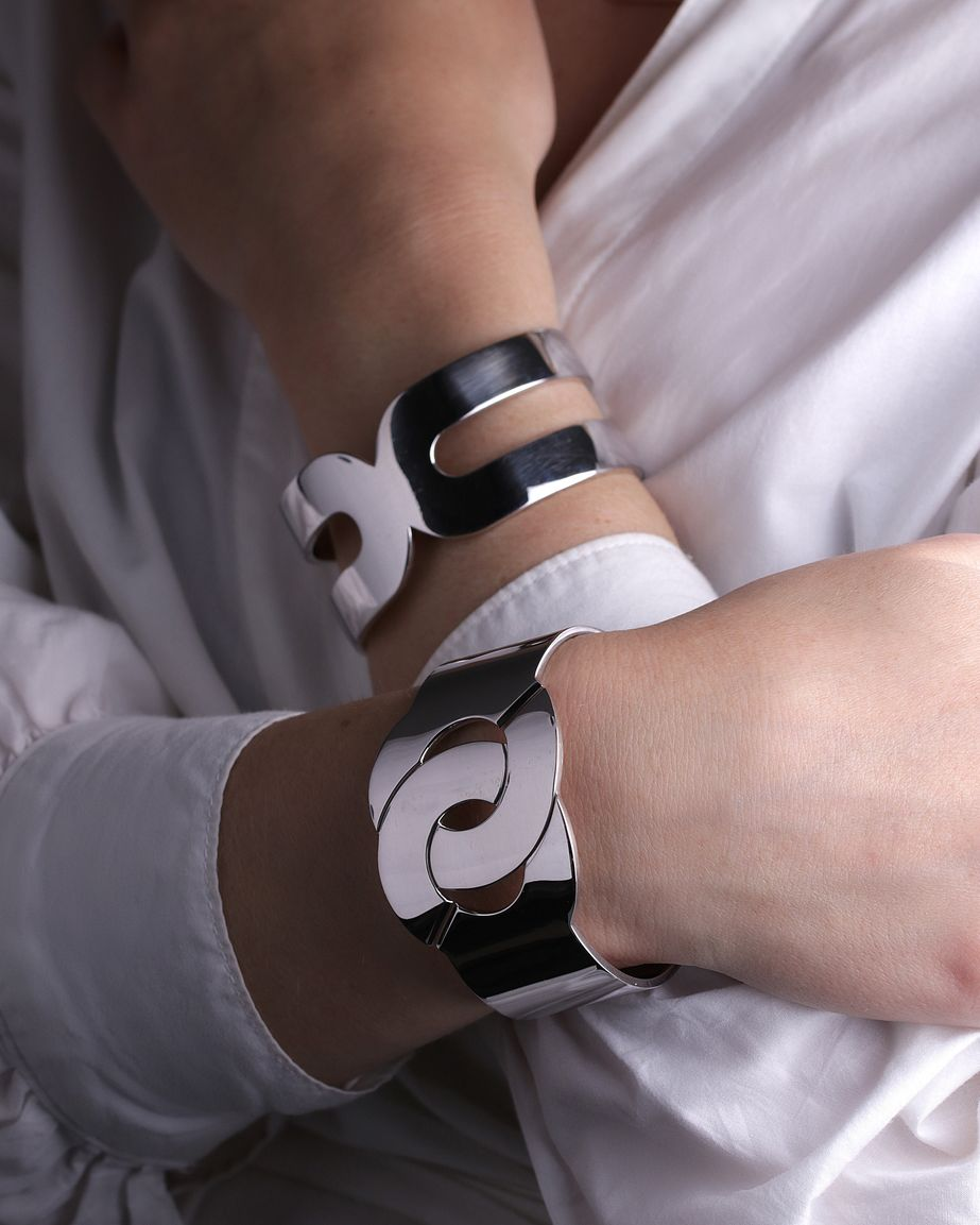 Bracelets DINH VAN Manchette Bracelets occasion Argent Cresus
