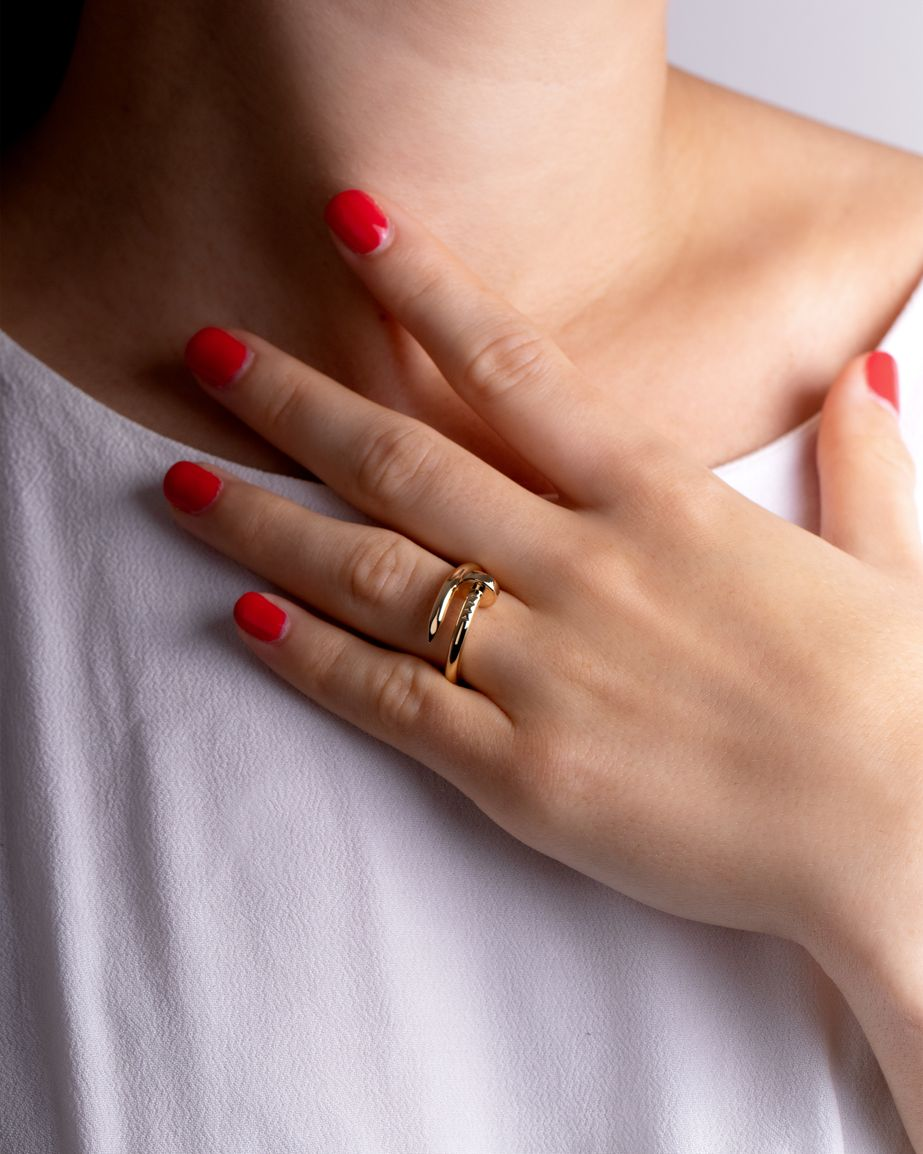 Or Blanc Bague Cartier Femme Clou Cartier Bague De Couple Bague