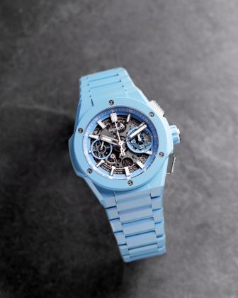 HUBLOT Big Bang Integrated Sky Blue Ceramic