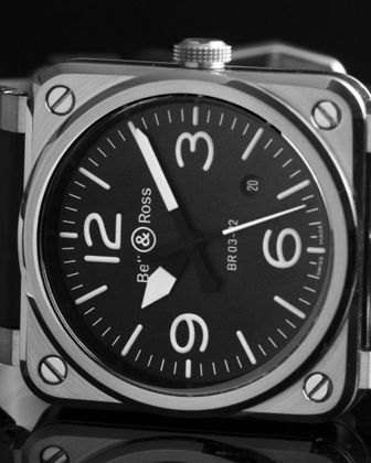 BELL & ROSS BR03-92 Black Steel