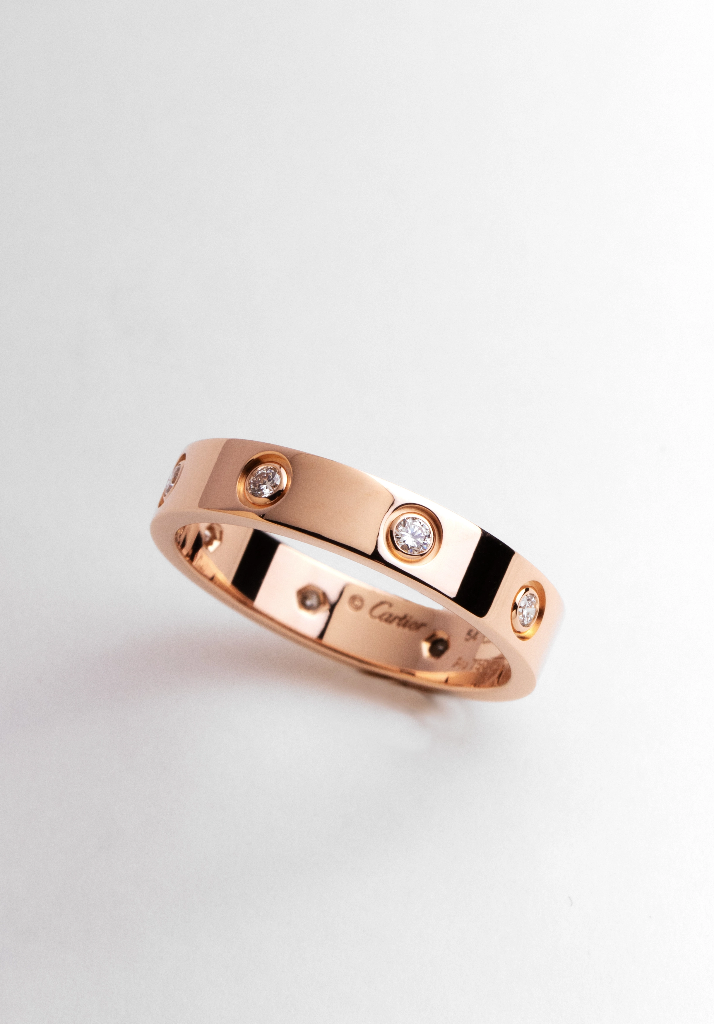 Bagues CARTIER Love Bagues occasion Or Rose 750/1000 Cresus