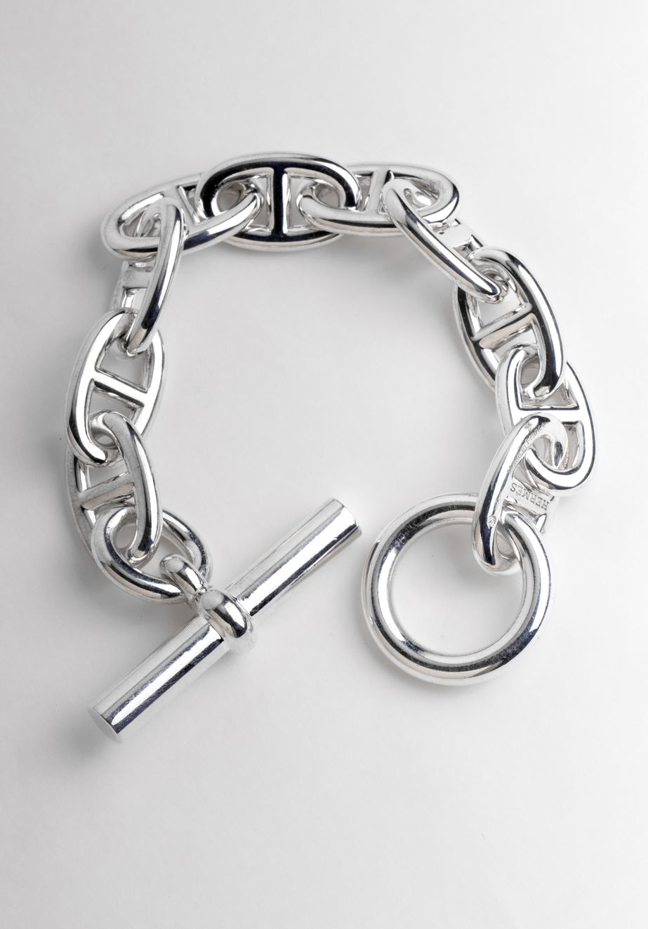 Bracelets HERMES Cha?ne d'Ancre Bracelets occasion Argent Cresus