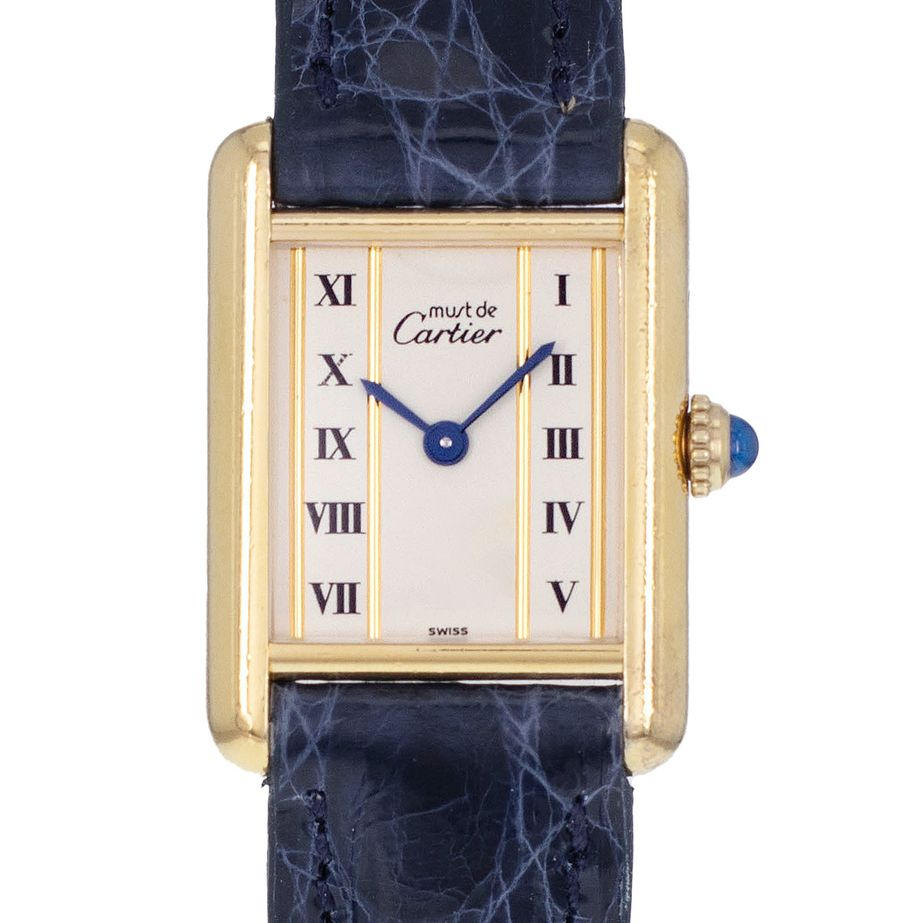 Vermeil Cartier Tank Homme Occasion CARTIER Tank 5057001 Occasion