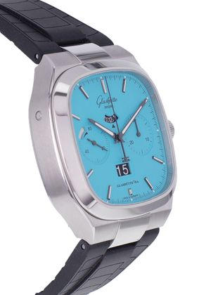 GLASHUTTE ORIGINAL Seventies Chronographe Date Panorama Disco Blue