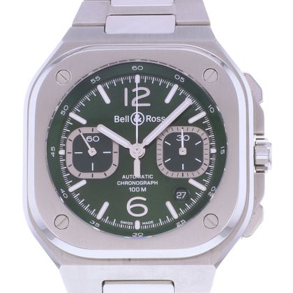 BELL & ROSS BR-05 Chrono Green Steel