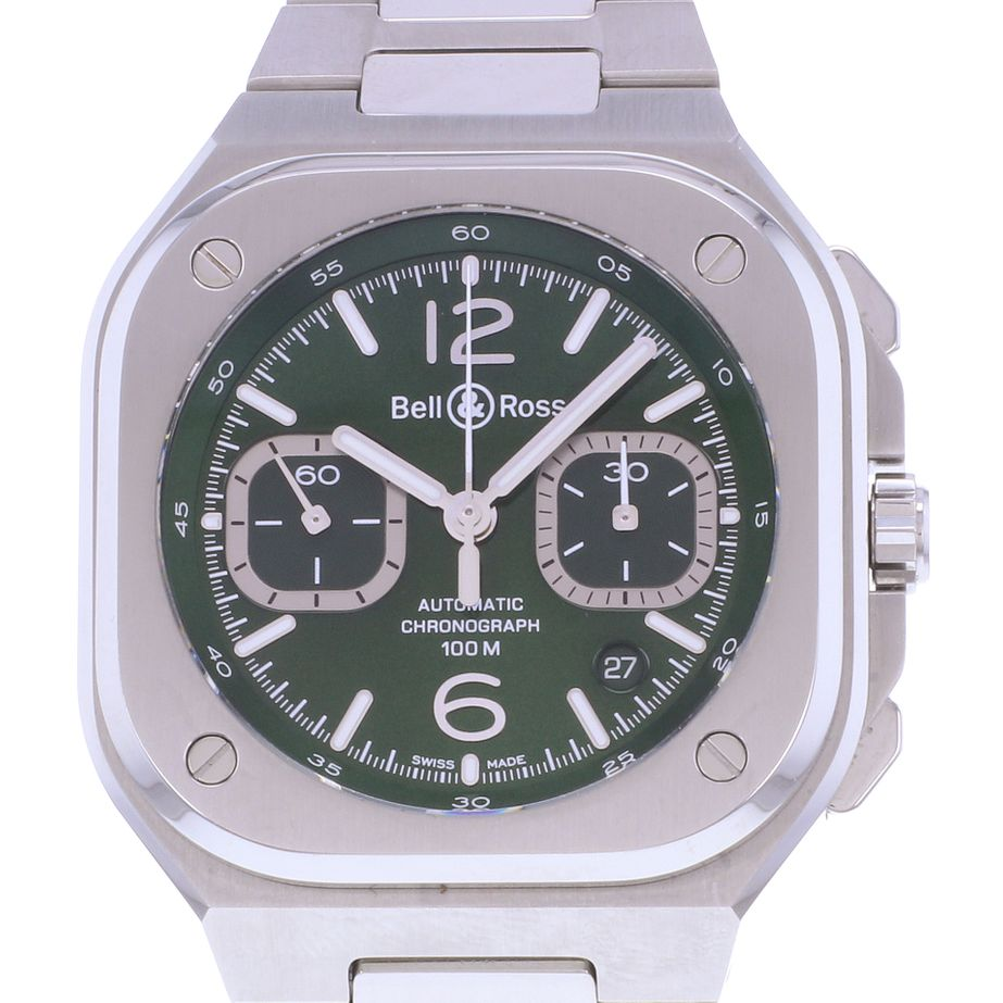 BELL & ROSS BR-05 Chrono Green Steel