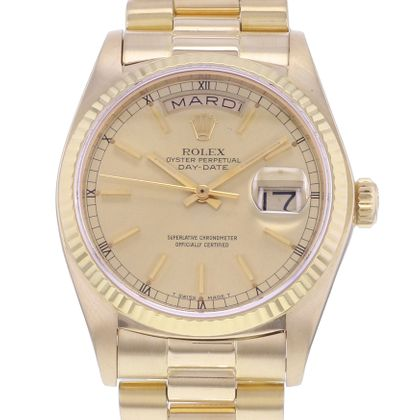 ROLEX Day-Date Or jaune President