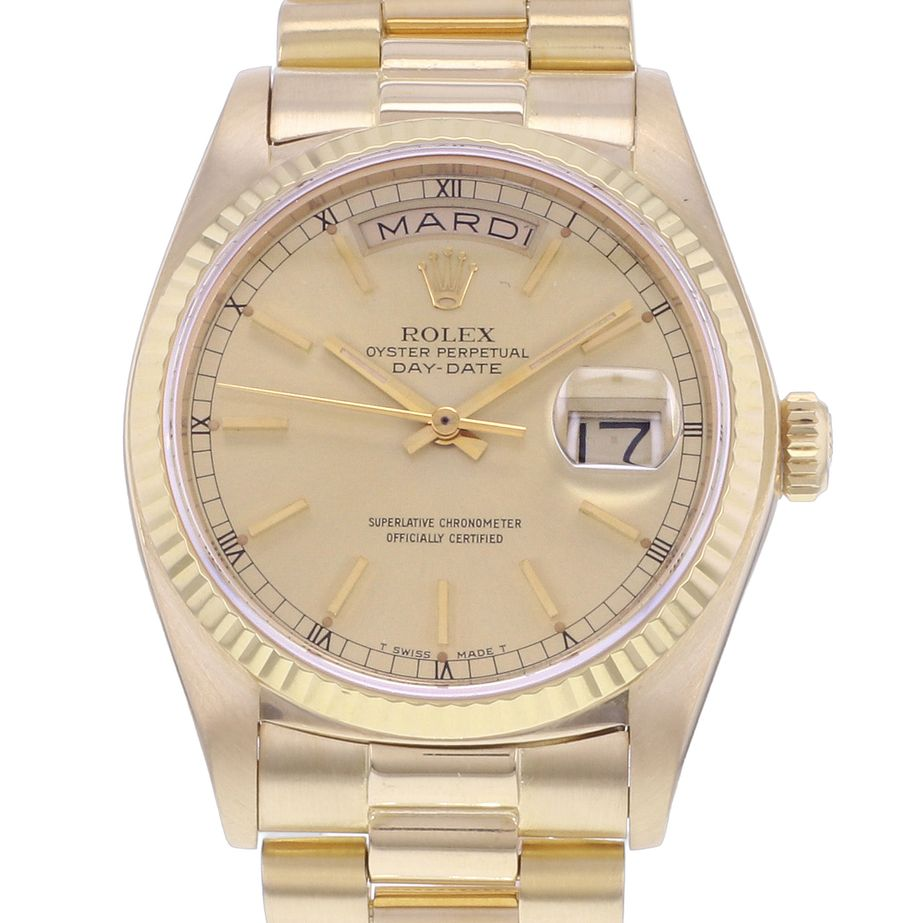 ROLEX Day-Date Or jaune President