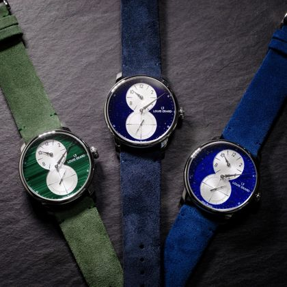 LOUIS ERARD Métiers d'Art Régulateur Aventurine