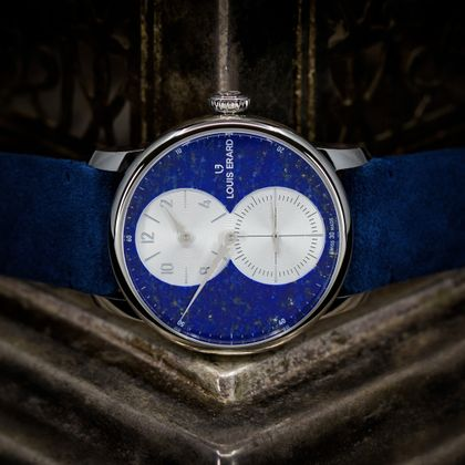 LOUIS ERARD Métiers d'Art Régulateur Lapis-Lazuli
