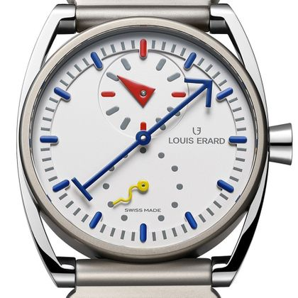 LOUIS ERARD Régulateur Blanc Louis Erard & Alain Silberstein