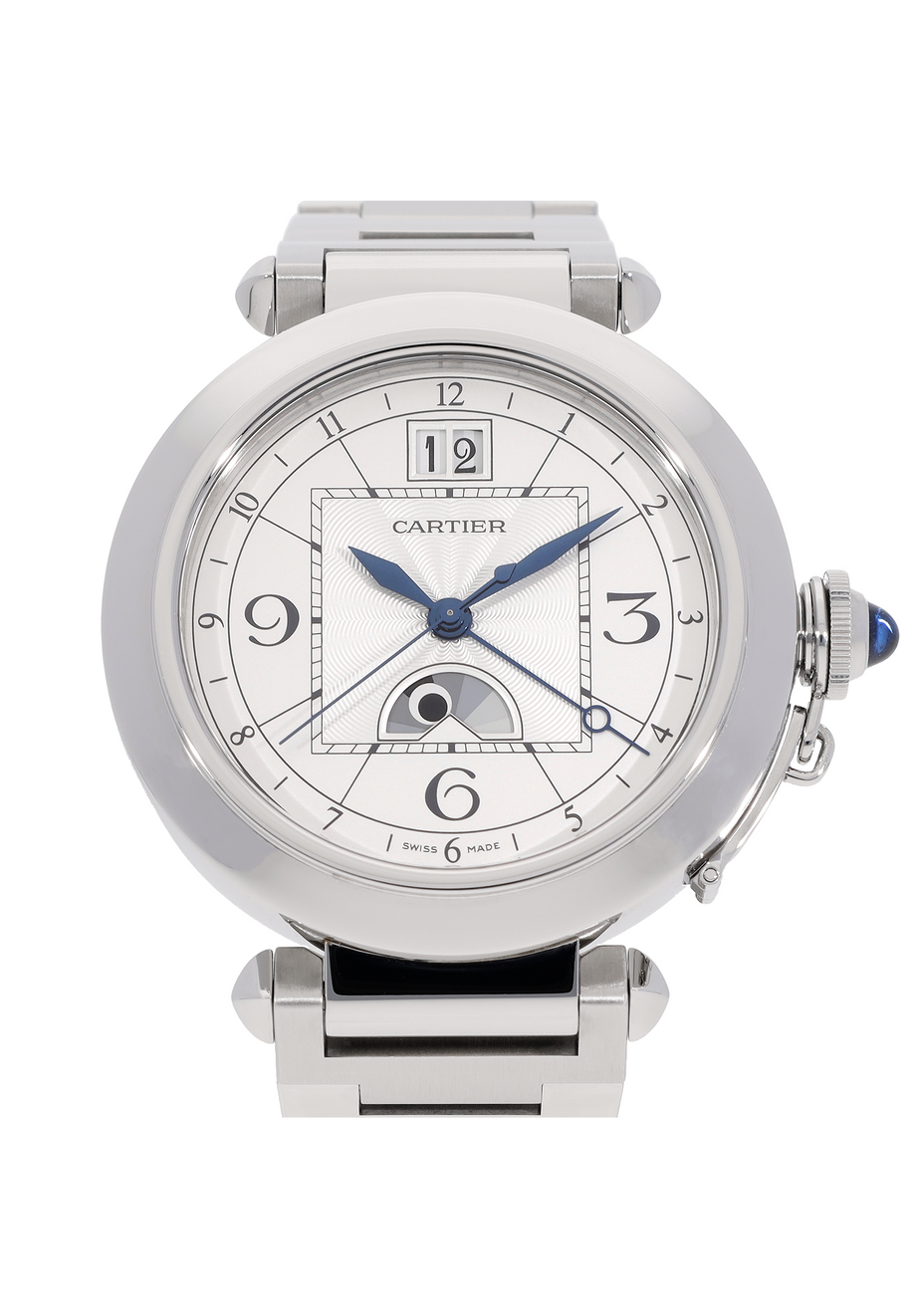 CARTIER Pasha Grande Date Phase de Lune