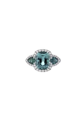 JOAILLERIE CRESUS Bague tourmalines et diamants