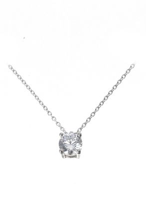 JOAILLERIE CRESUS Collier 4 griffes 0.7 ct