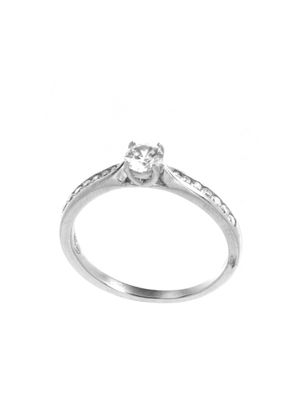 JOAILLERIE CRESUS Solitaire accompagné 0.3 ct