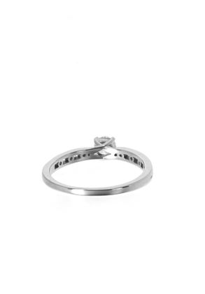 JOAILLERIE CRESUS Solitaire accompagné 0.3 ct