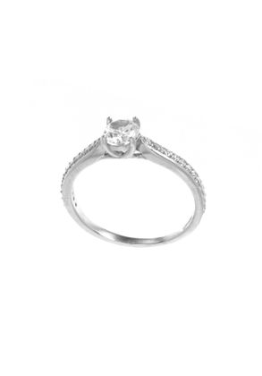JOAILLERIE CRESUS Solitaire accompagné 0.49 ct