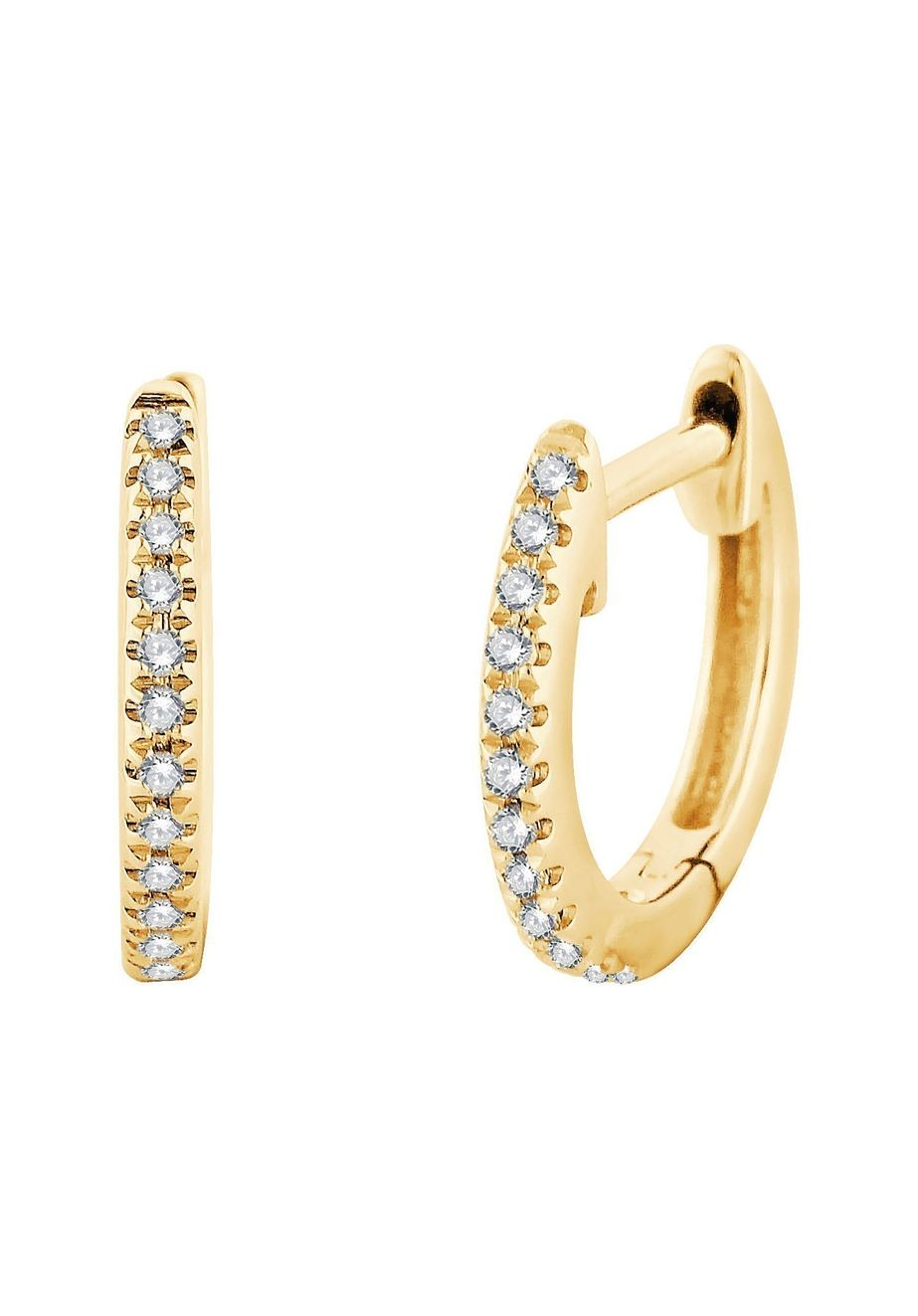 JOAILLERIE CRESUS Créoles XS Diamants