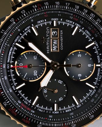 HAMILTON Khaki Aviation Converter Auto Chrono