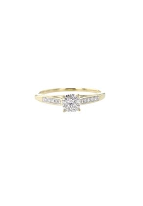 JOAILLERIE CRESUS Illusion Solitaire accompagné 0.2 ct