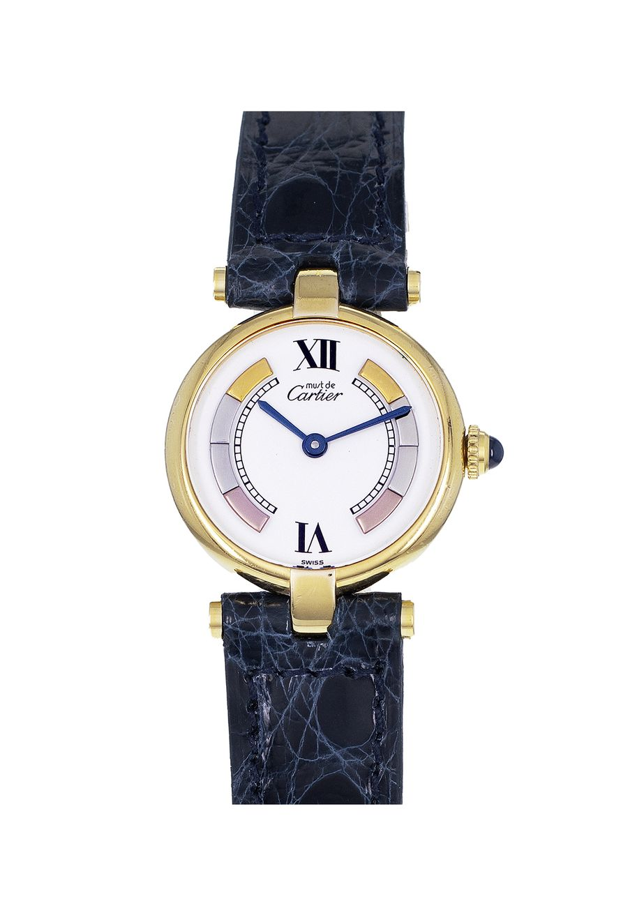 CARTIER Must W1006554 Occasion Montre Vendôme Vermeil Cresus