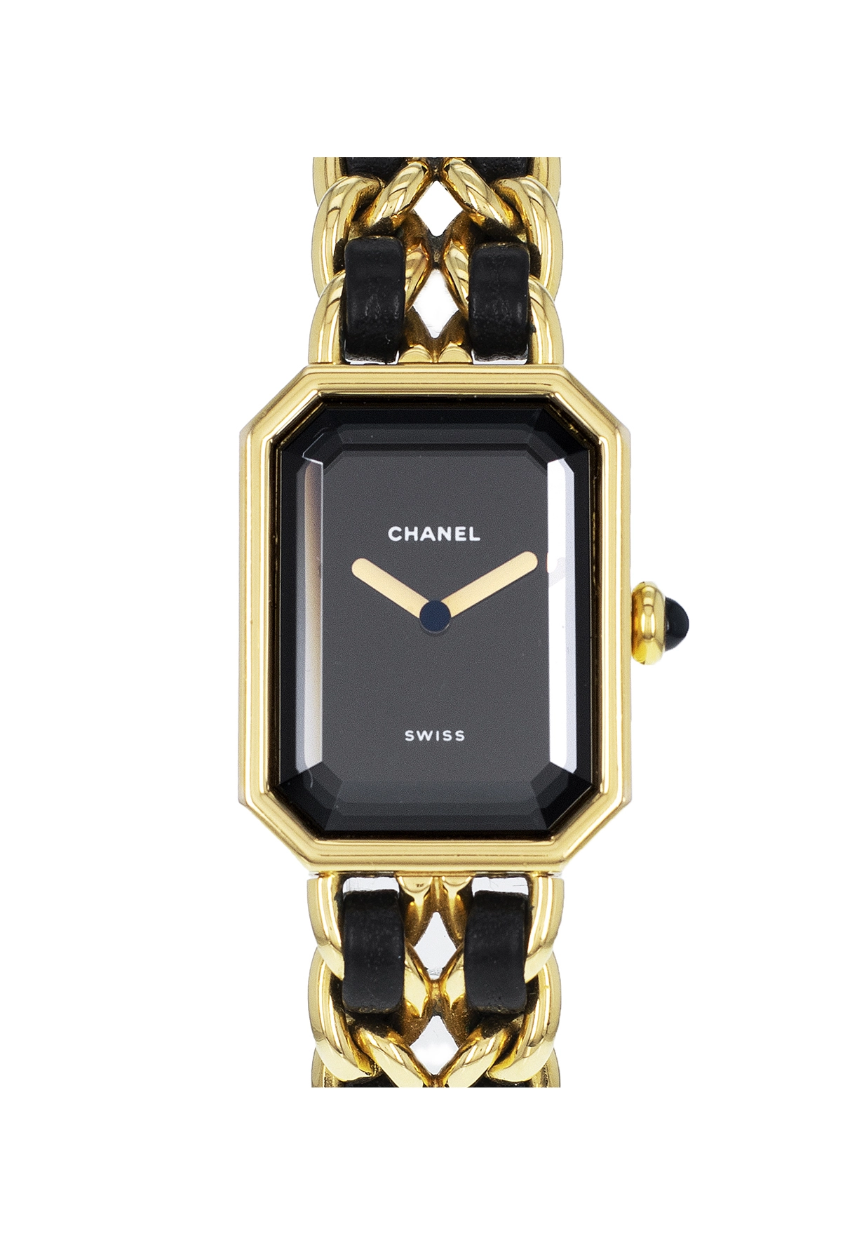 CHANEL Première H0001 Occasion Montre XL Plaqué Or Cresus