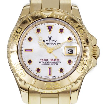 ROLEX Yacht-Master Lady Mother of Pearl Dial Ladies