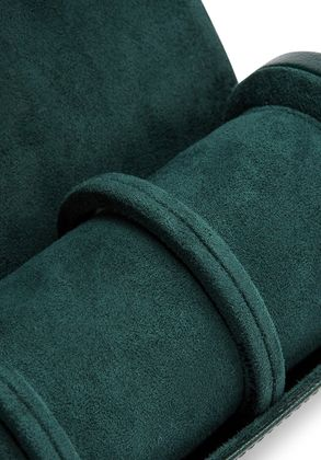 WOLF British Racing Green Triple Watch Roll