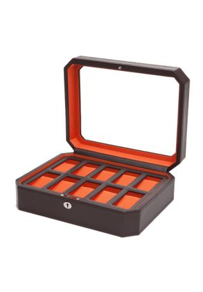 WOLF Windsor 10 montres - Marron/Orange