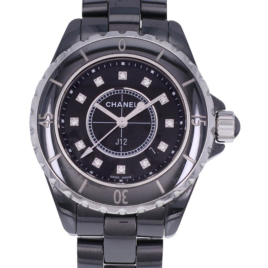 CHANEL J12 H1625 - Occasion - Montre Index diamants Céramique | Cresus